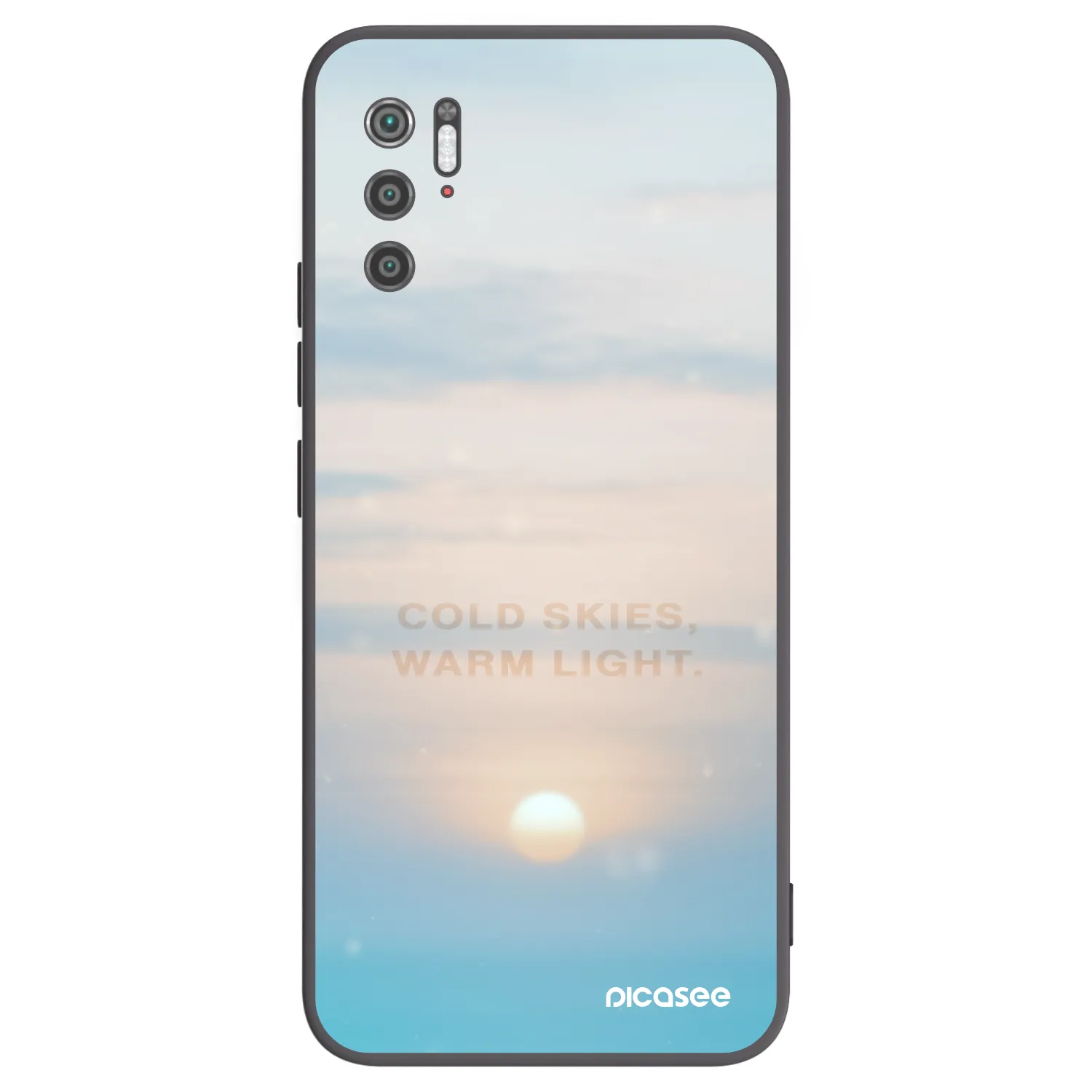 Picasee Xiaomi Poco M3 Pro 5G Hülle - Schwarzes Silikon - COLD SKIES