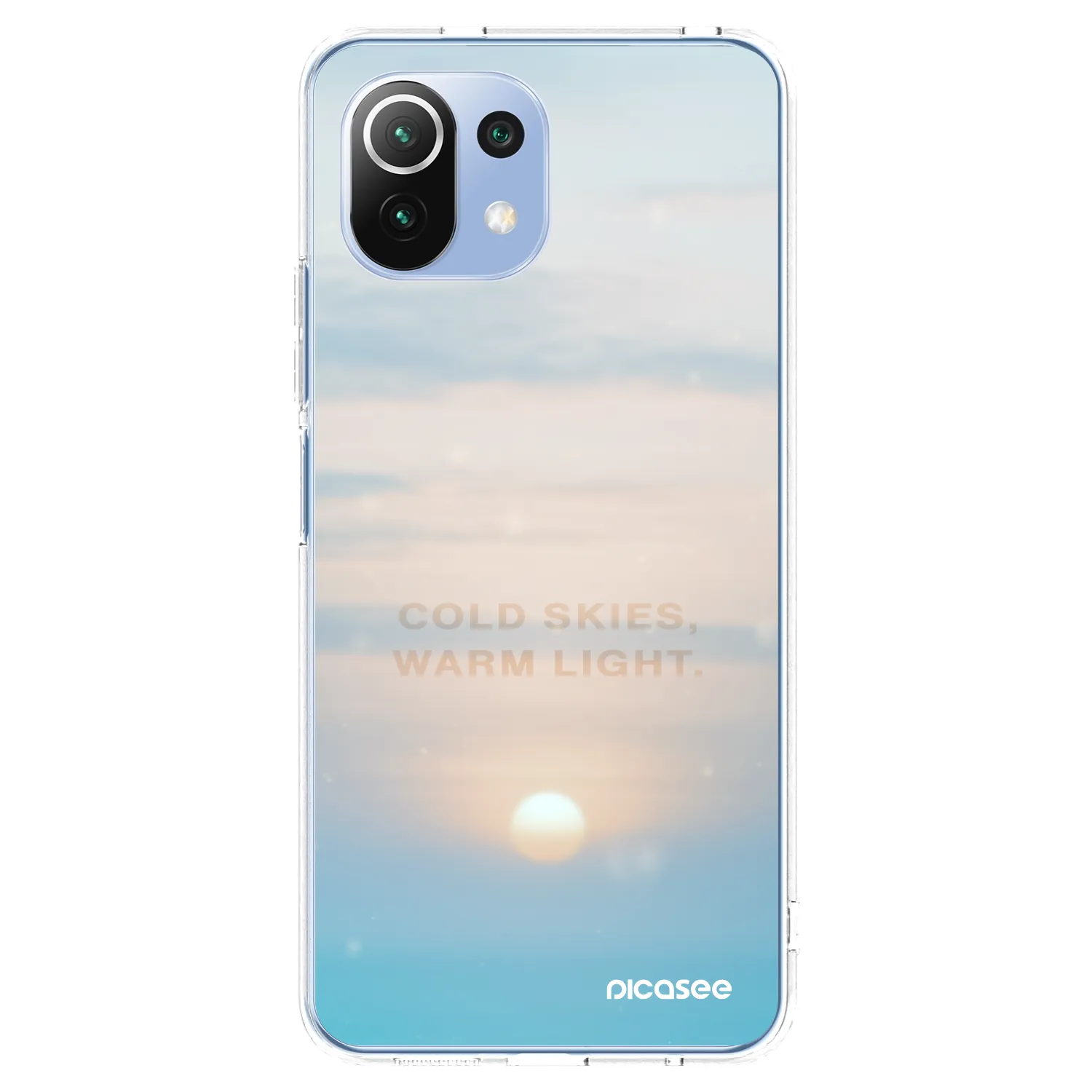Picasee Xiaomi 11 Lite 5G NE Hülle - Transparentes Silikon - COLD SKIES
