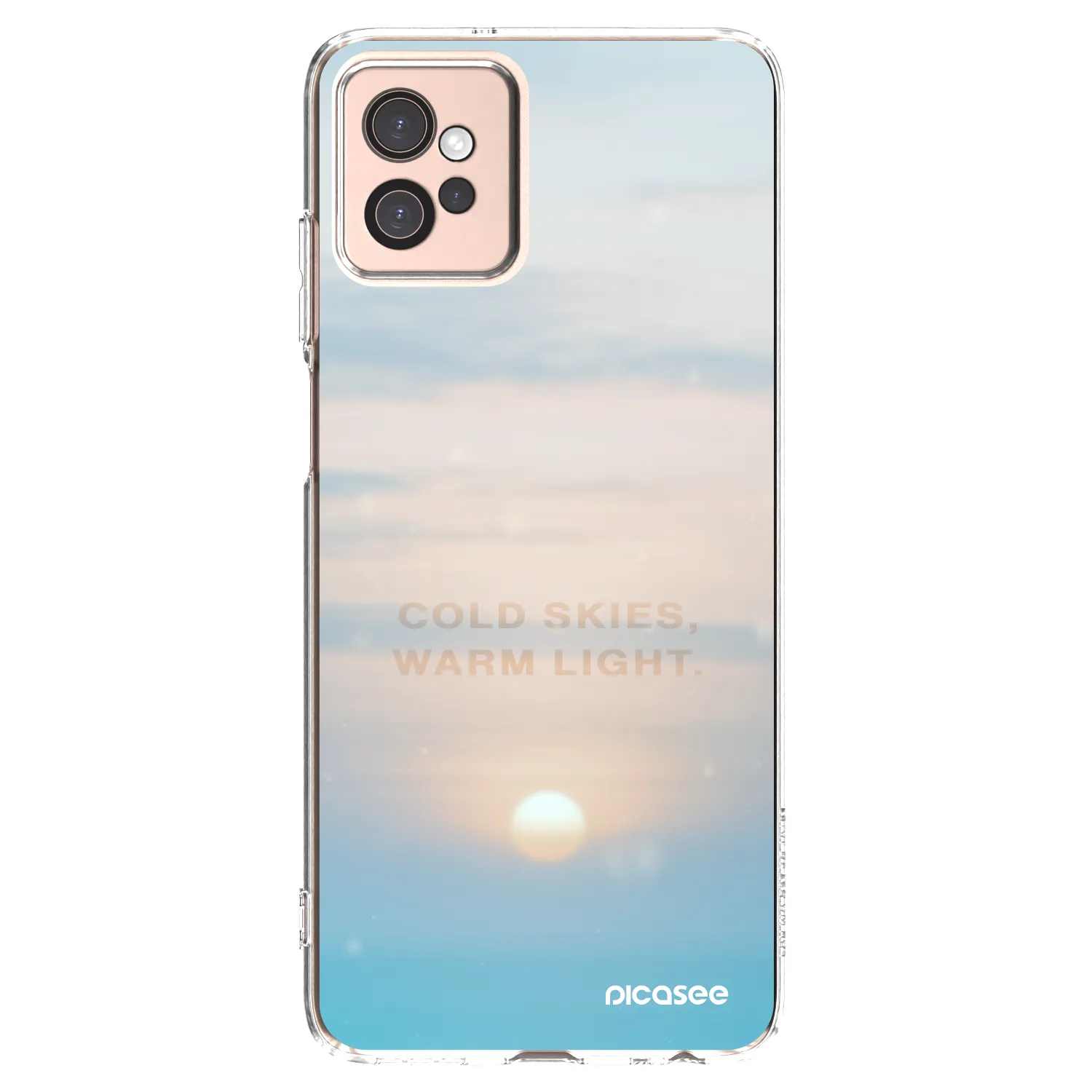 Picasee Motorola Moto G32 Hülle - Transparentes Silikon - COLD SKIES