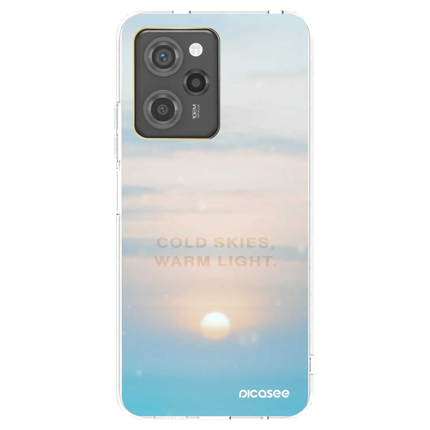 Picasee Xiaomi Poco X5 Pro Hülle - Schwarzes Silikon - COLD SKIES