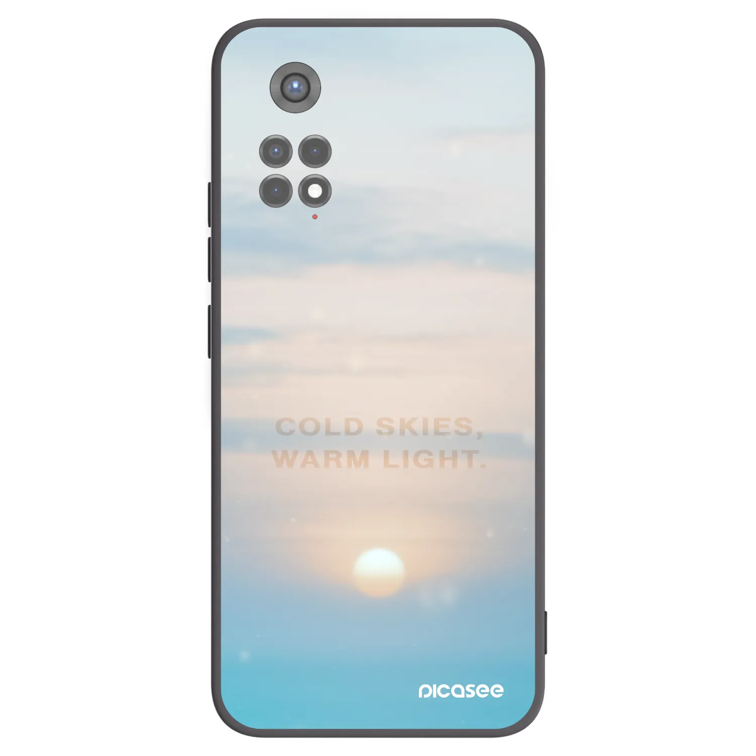 Picasee Xiaomi Redmi Note 11S 5G Hülle - Schwarzes Silikon - COLD SKIES
