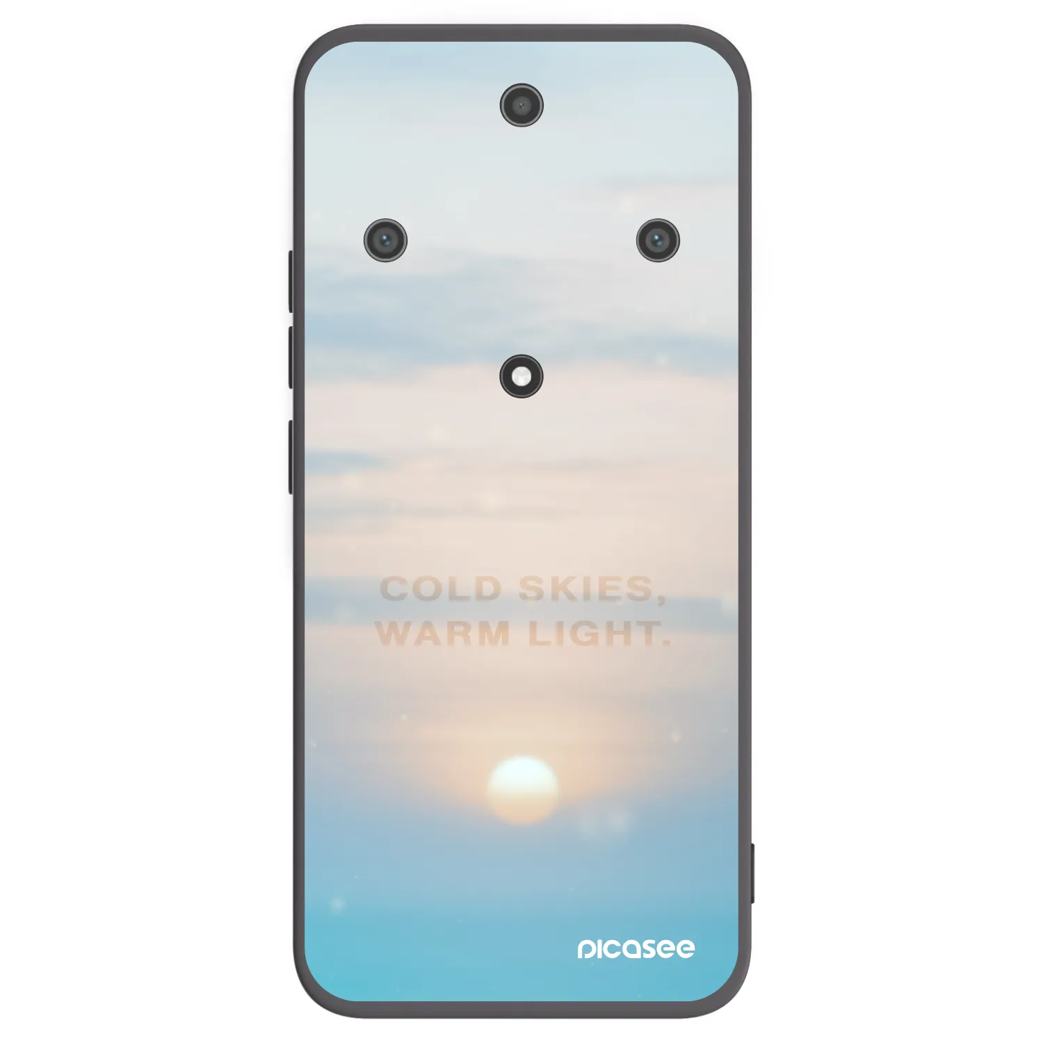 Picasee Honor Magic5 Lite 5G Hülle - Schwarzes Silikon - COLD SKIES