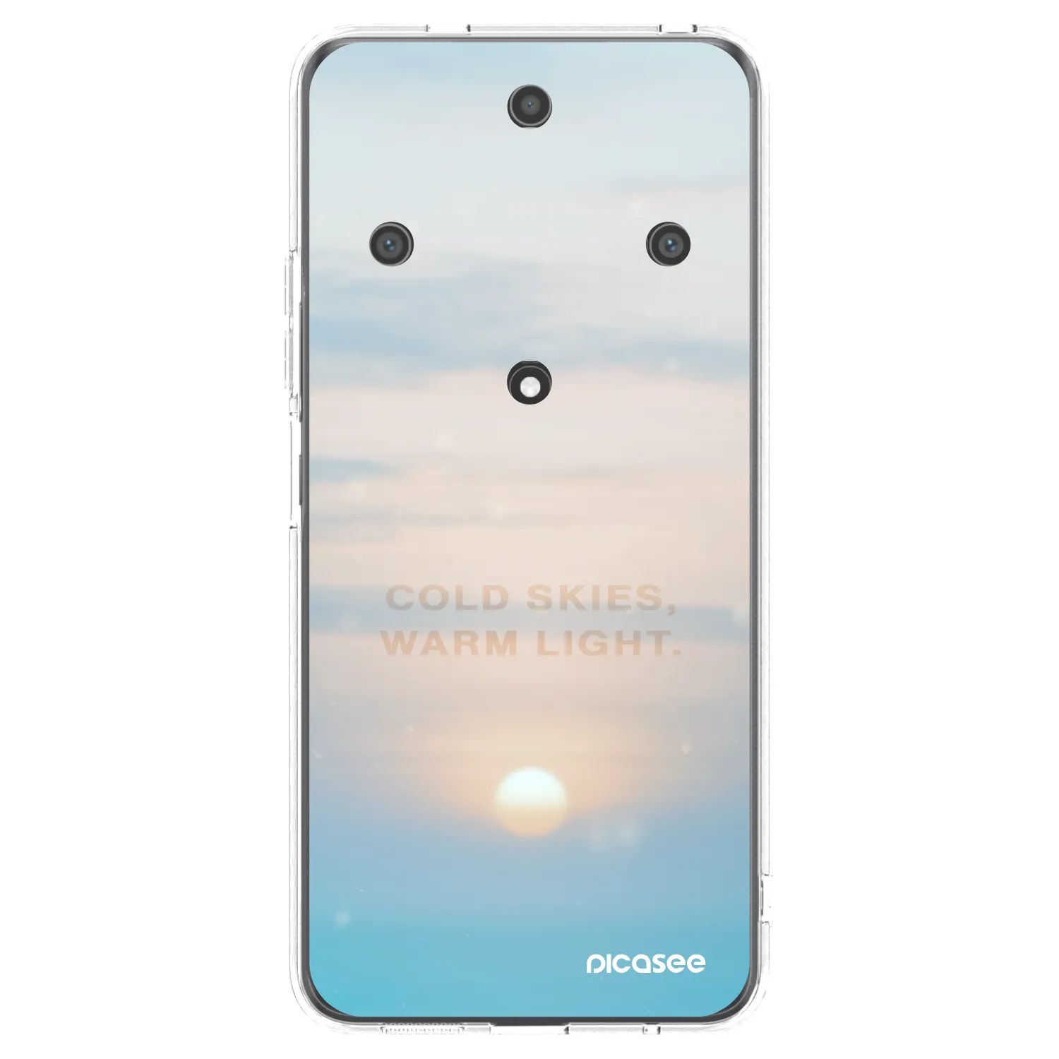 Picasee Honor Magic5 Lite 5G Hülle - Transparentes Silikon - COLD SKIES