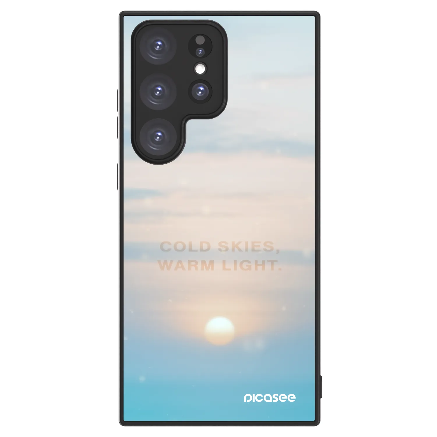 Picasee ULTIMATE CASE PowerShare für Samsung Galaxy S23 Ultra 5G - COLD SKIES