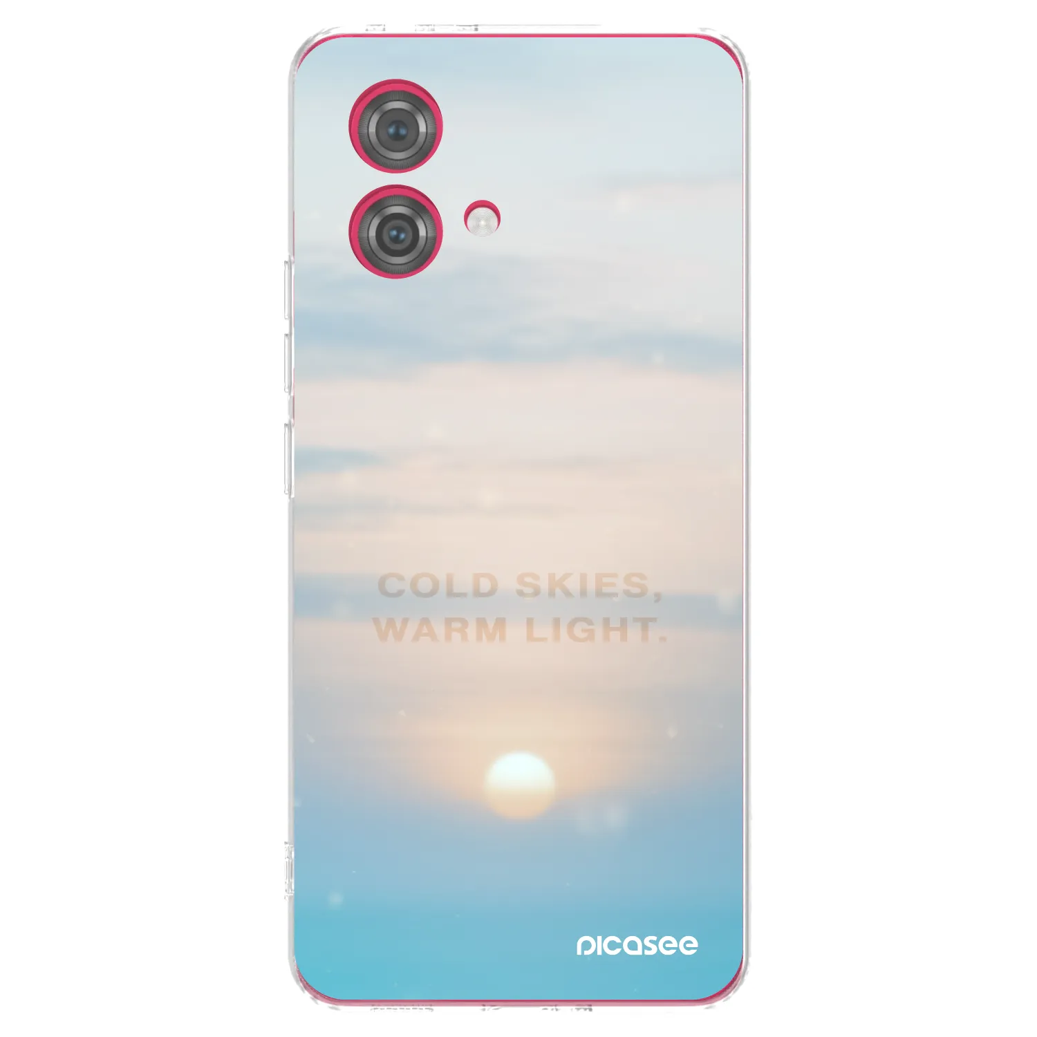 Picasee Motorola Moto G84 5G Hülle - Transparentes Silikon - COLD SKIES