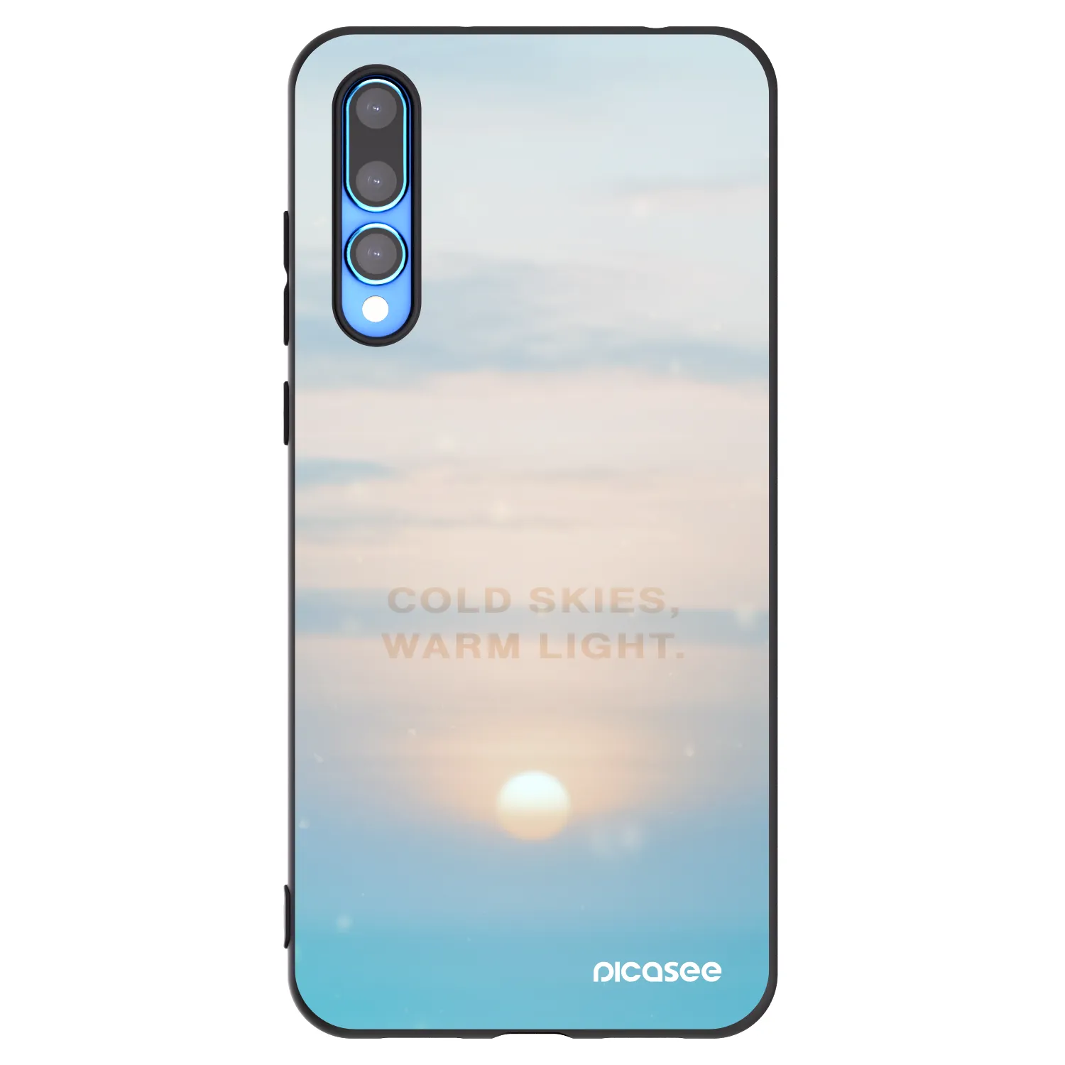 Picasee Huawei P20 Pro Hülle - Schwarzes Silikon - COLD SKIES