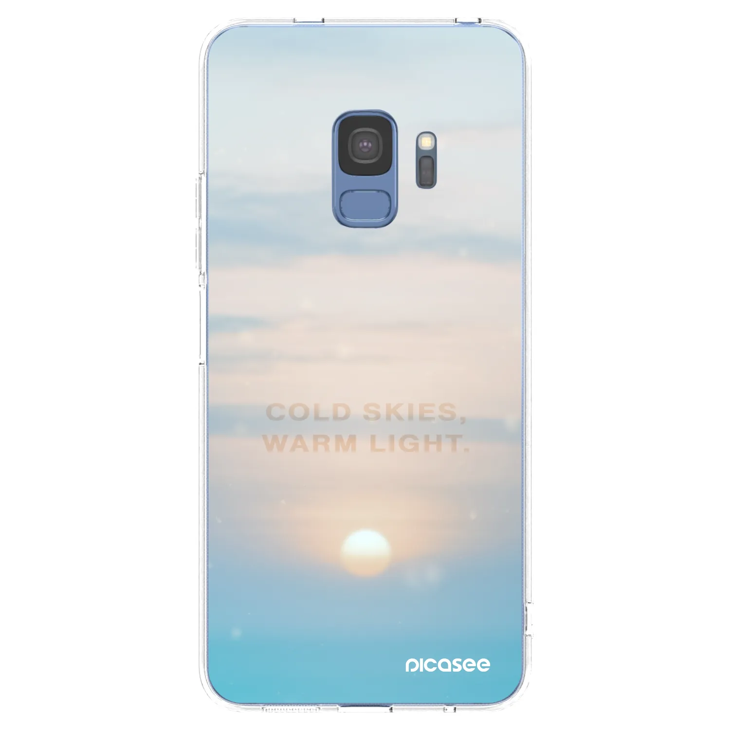 Picasee Samsung Galaxy S9 G960F Hülle - Transparentes Silikon - COLD SKIES