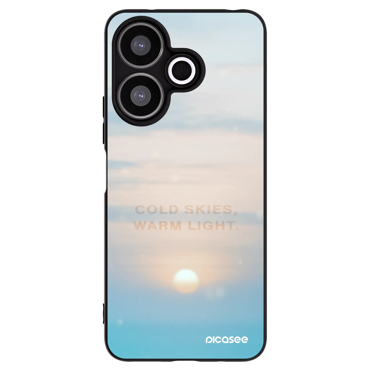 Picasee Xiaomi Redmi 13 4G Hülle - Schwarzes Silikon - COLD SKIES