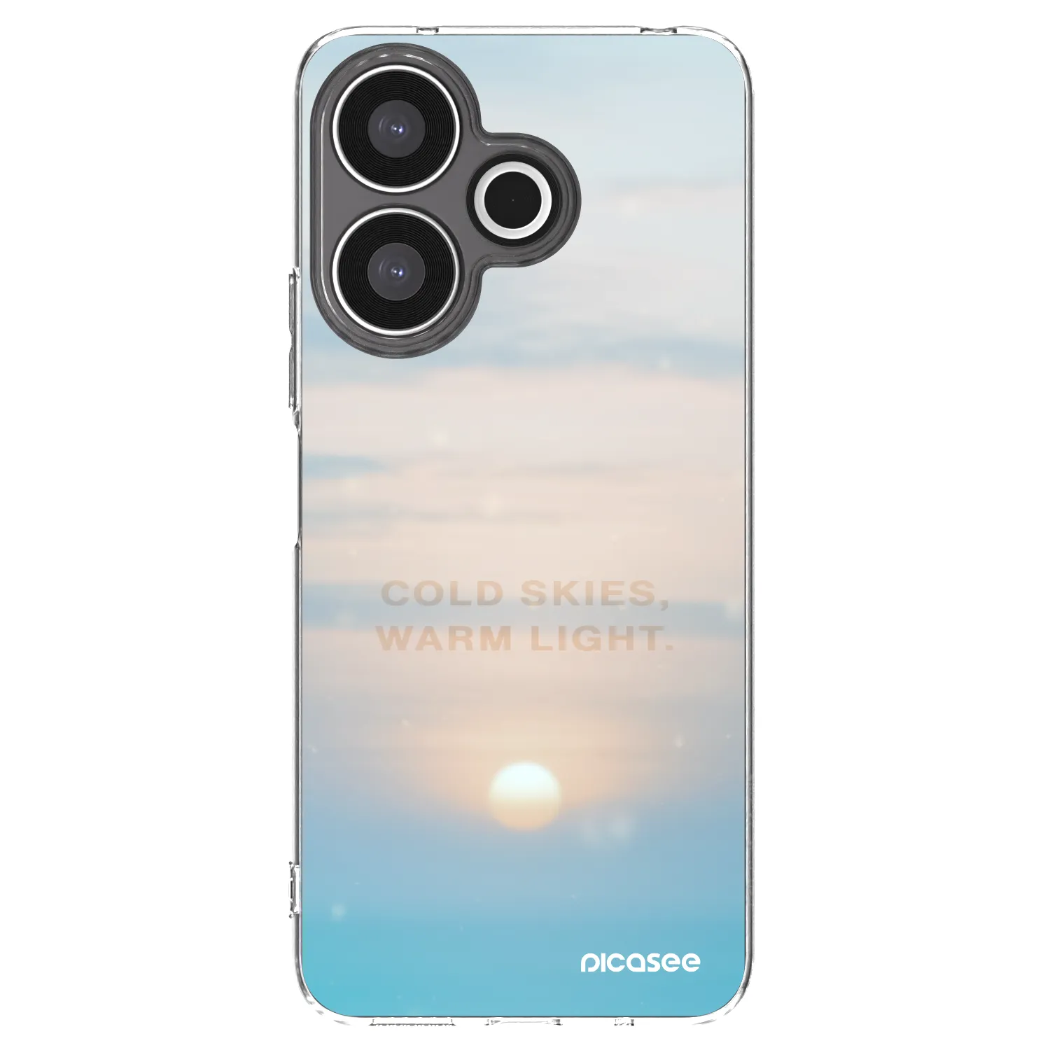 Picasee Xiaomi Redmi 13 4G Hülle - Transparentes Silikon - COLD SKIES