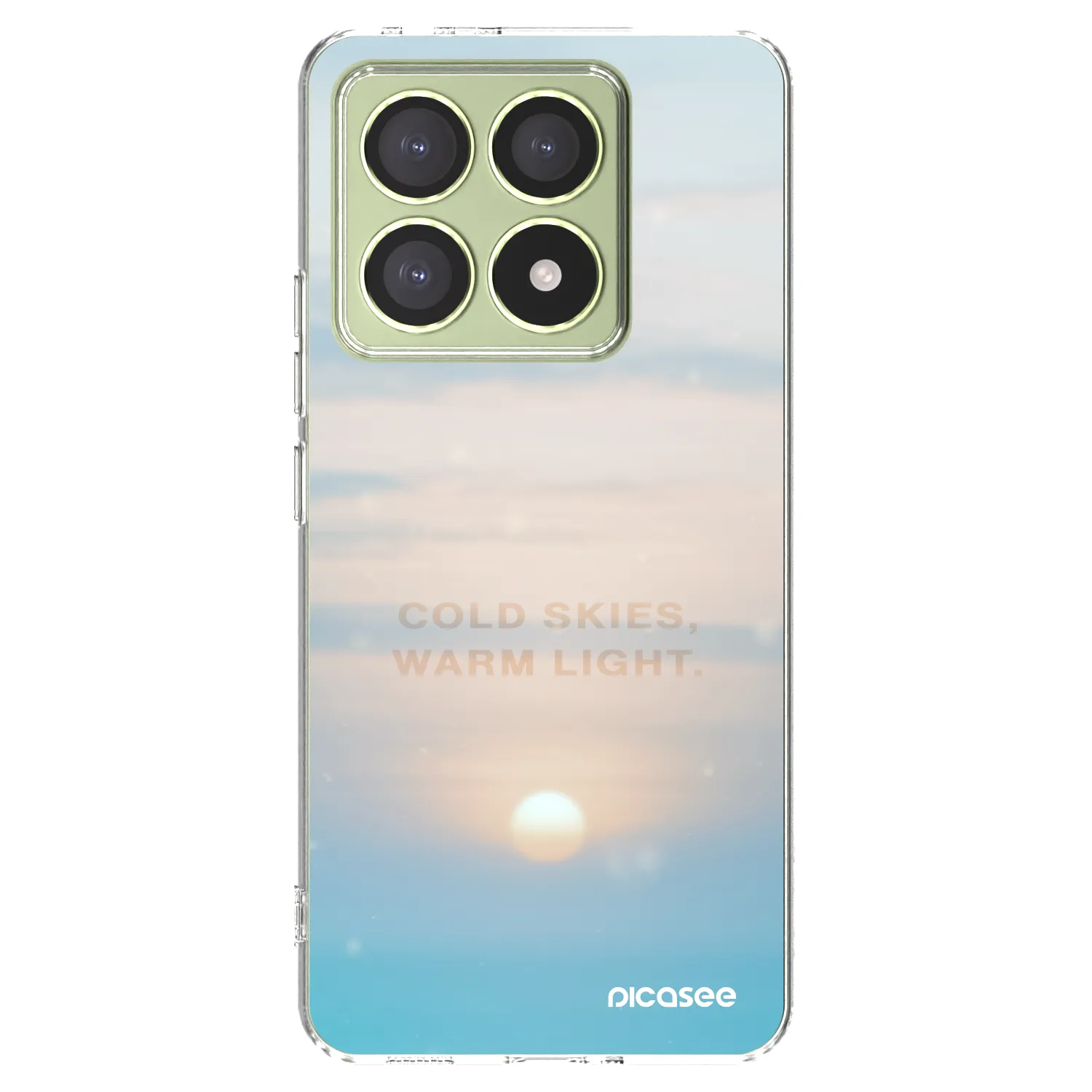 Picasee Xiaomi 14T Hülle - Transparentes Silikon - COLD SKIES