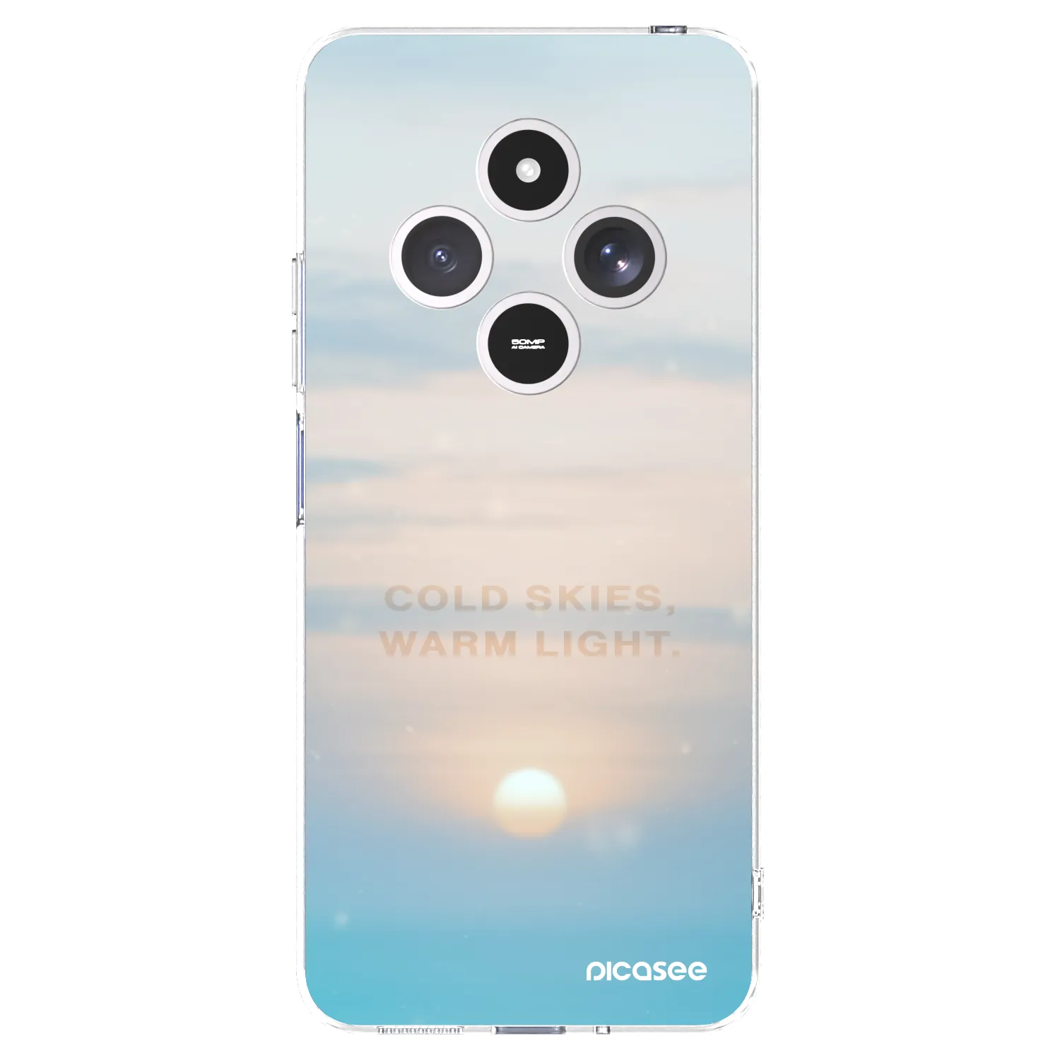 Picasee Xiaomi Redmi 14C Hülle - Transparentes Silikon - COLD SKIES