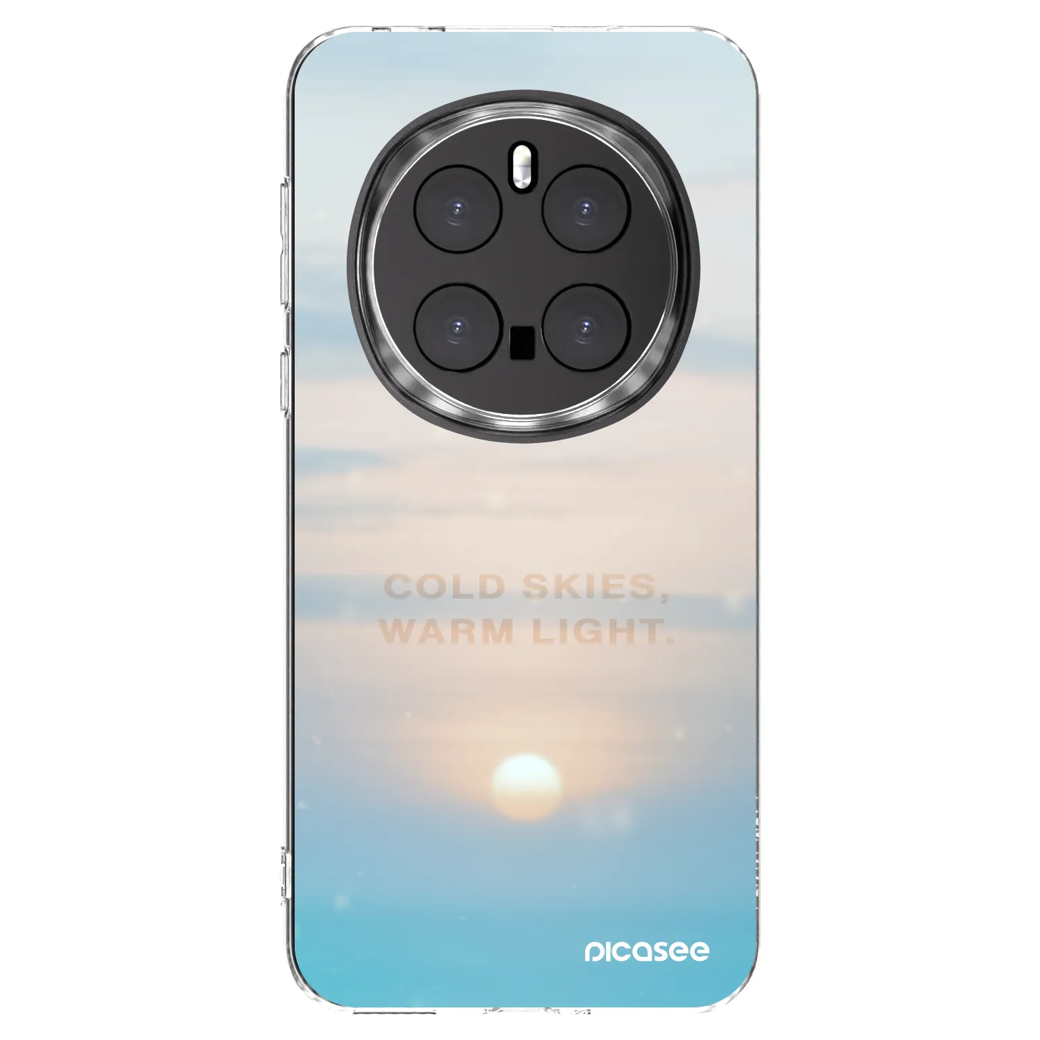 Picasee Honor Magic7 Pro 5G Hülle - Transparentes Silikon - COLD SKIES