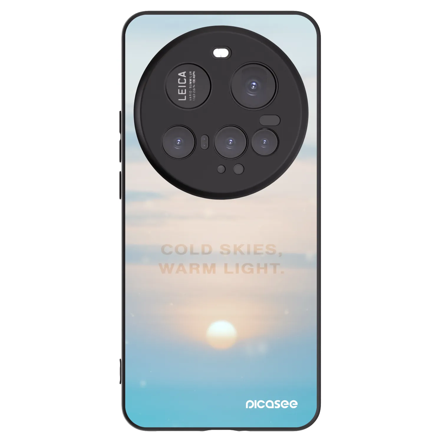 Picasee Xiaomi 15 Ultra Hülle - Schwarzes Silikon - COLD SKIES