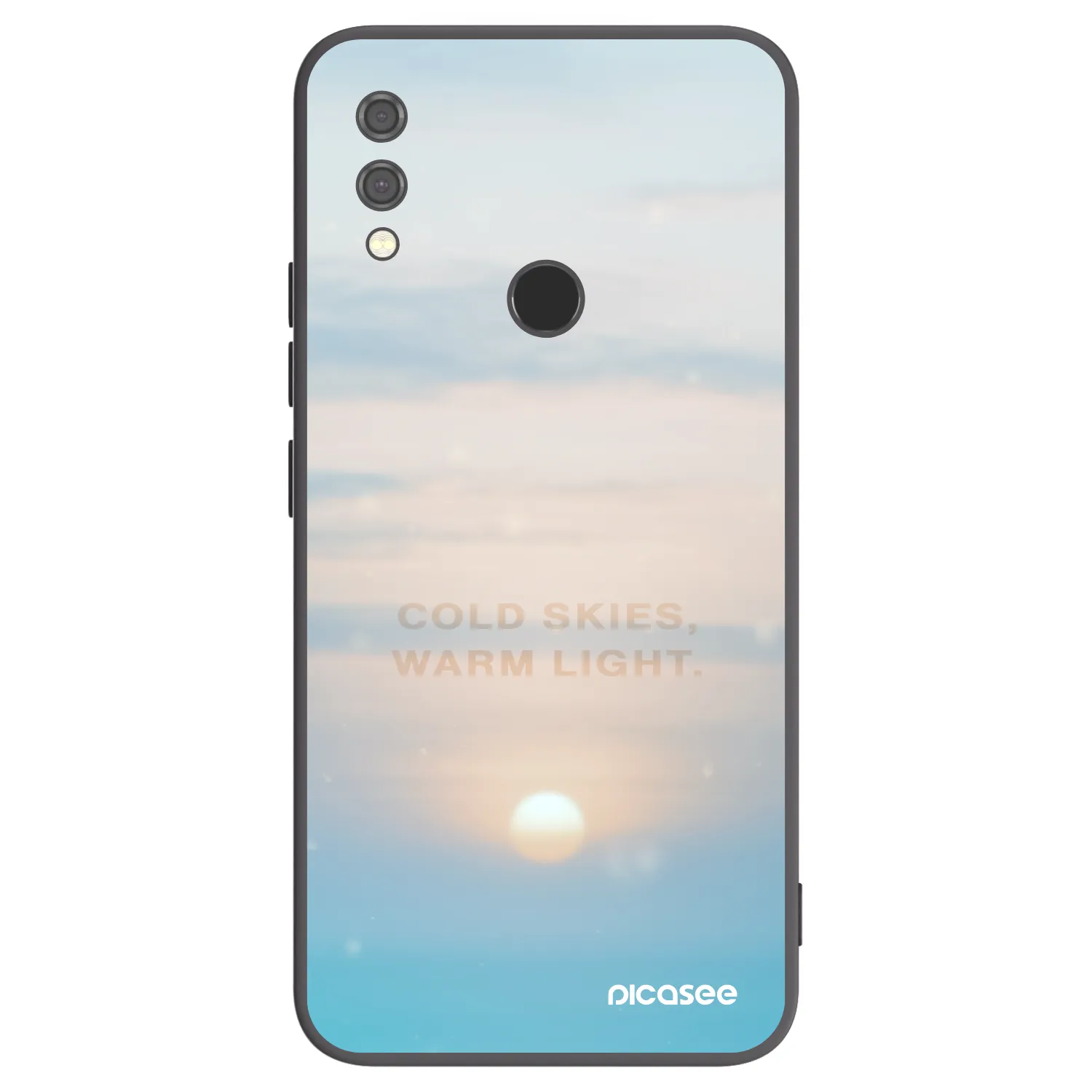 Picasee Xiaomi Redmi Note 7 Hülle - Schwarzes Silikon - COLD SKIES