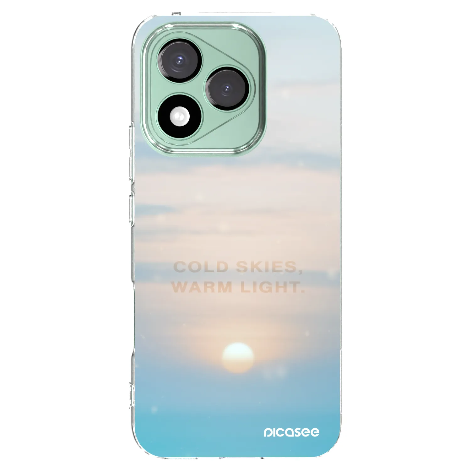 Picasee Honor 400 Lite 5G Hülle - Transparentes Silikon - COLD SKIES