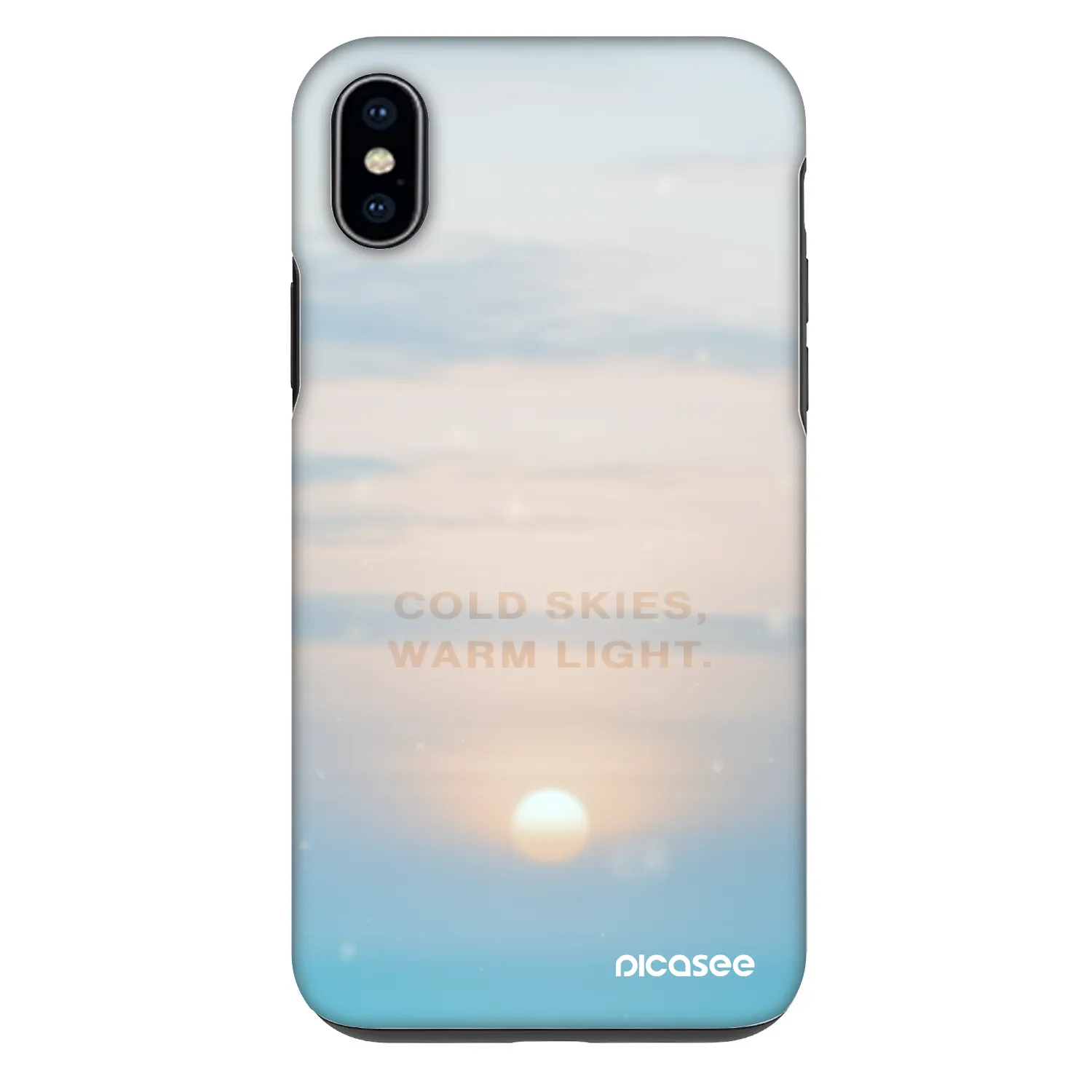 Picasee Fashion Case für Apple iPhone XS Max - COLD SKIES