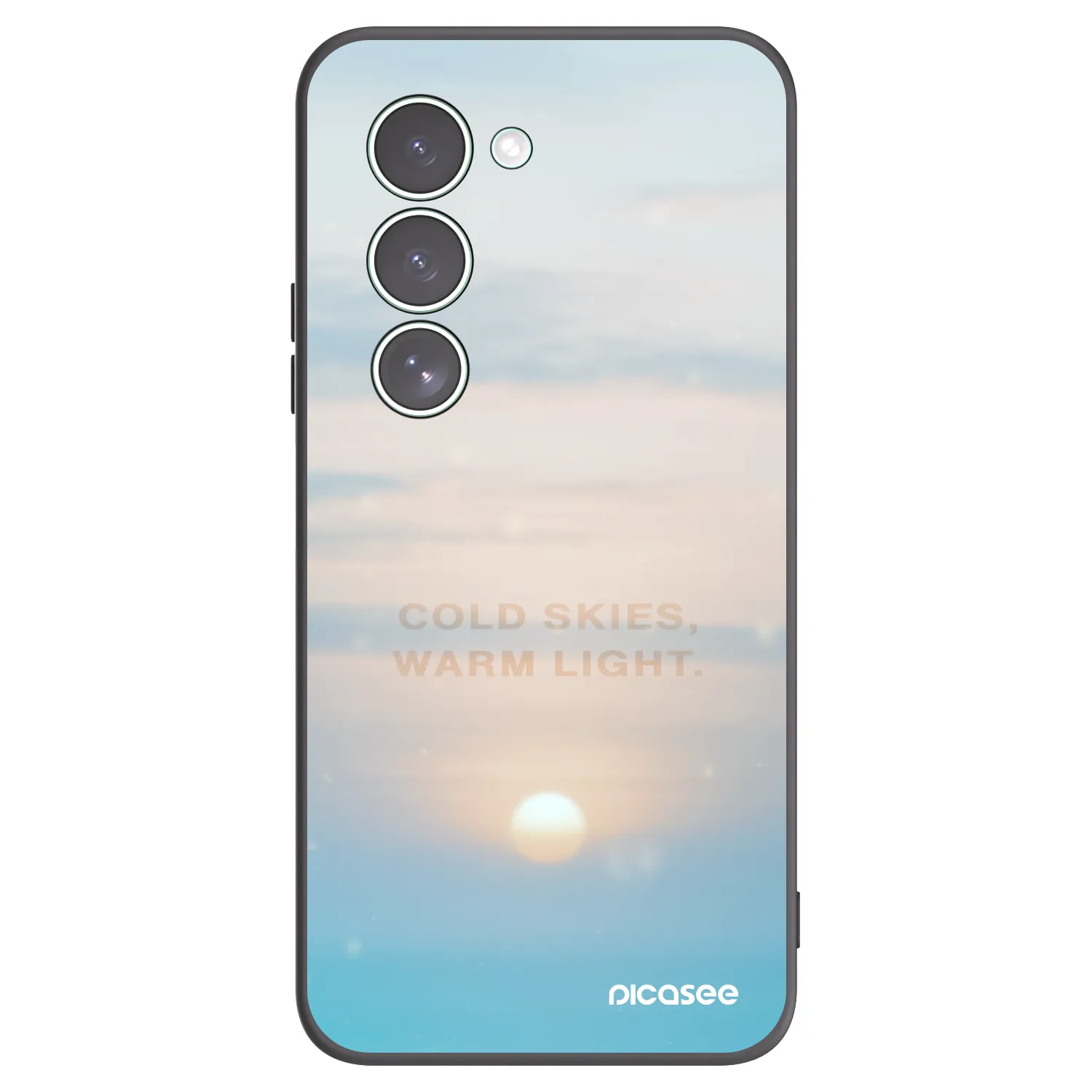 Picasee Xiaomi Redmi 15 5G Hülle - Schwarzes Silikon - COLD SKIES