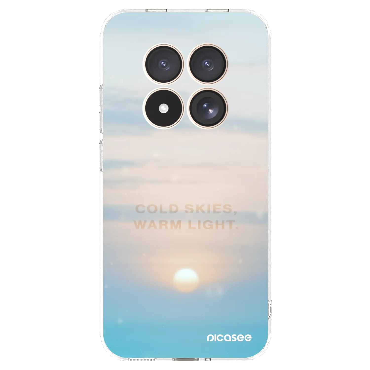 Picasee Xiaomi Redmi Note 15 Pro 4G Hülle - Transparentes Silikon - COLD SKIES