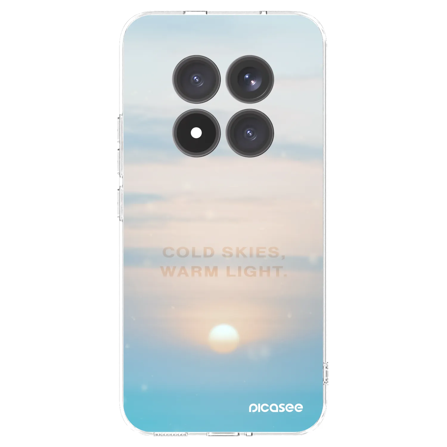 Picasee Xiaomi Redmi Note 15 Pro+ Hülle - Transparentes Silikon - COLD SKIES