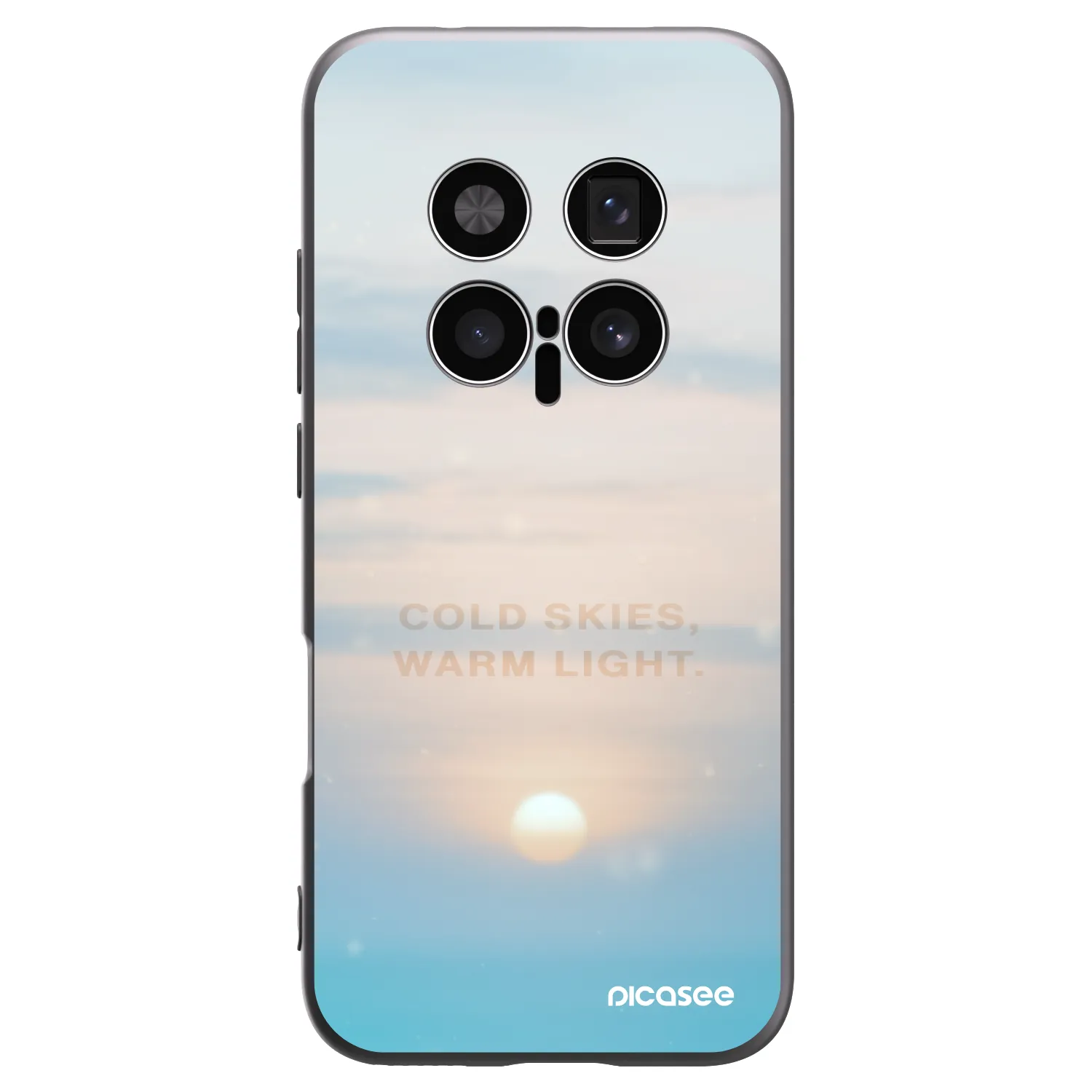 Picasee Honor Magic8 Pro 5G Hülle - Schwarzes Silikon - COLD SKIES