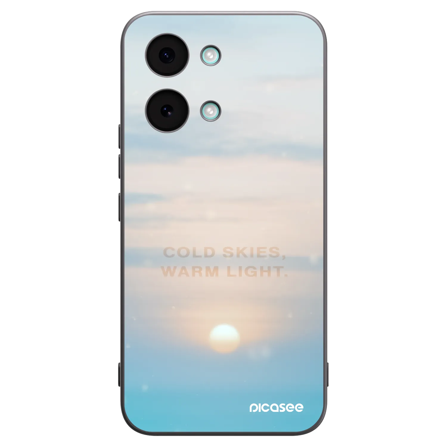 Picasee Xiaomi Poco X8 Pro Max Hülle - Schwarzes Silikon - COLD SKIES