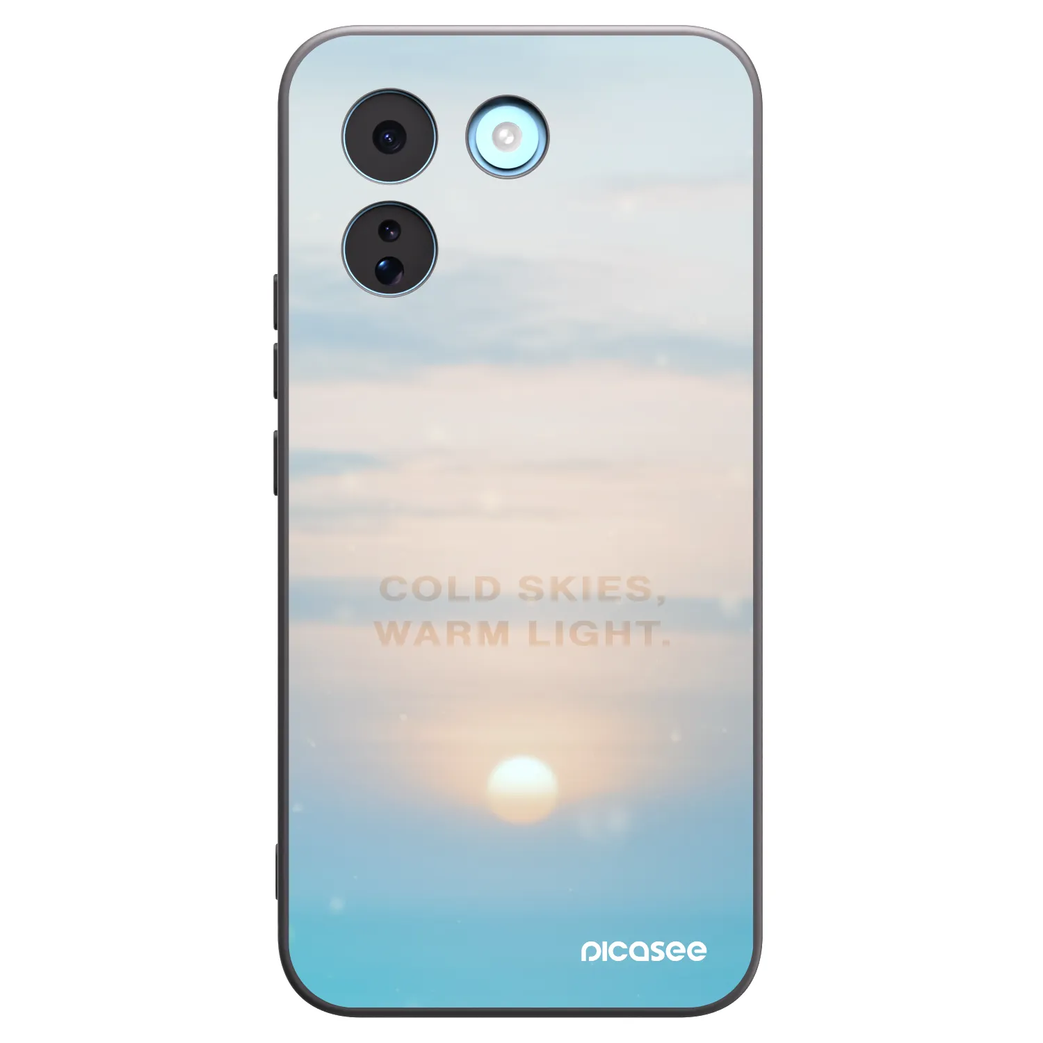Picasee Xiaomi Redmi Note 17 Pro MAX 5G Hülle - Schwarzes Silikon - COLD SKIES