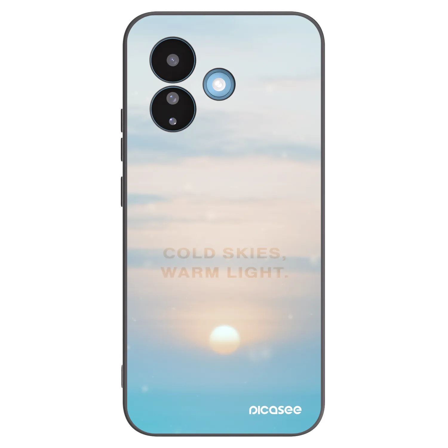 Picasee Xiaomi Redmi Note 17 Pro 5G Hülle - Schwarzes Silikon - COLD SKIES