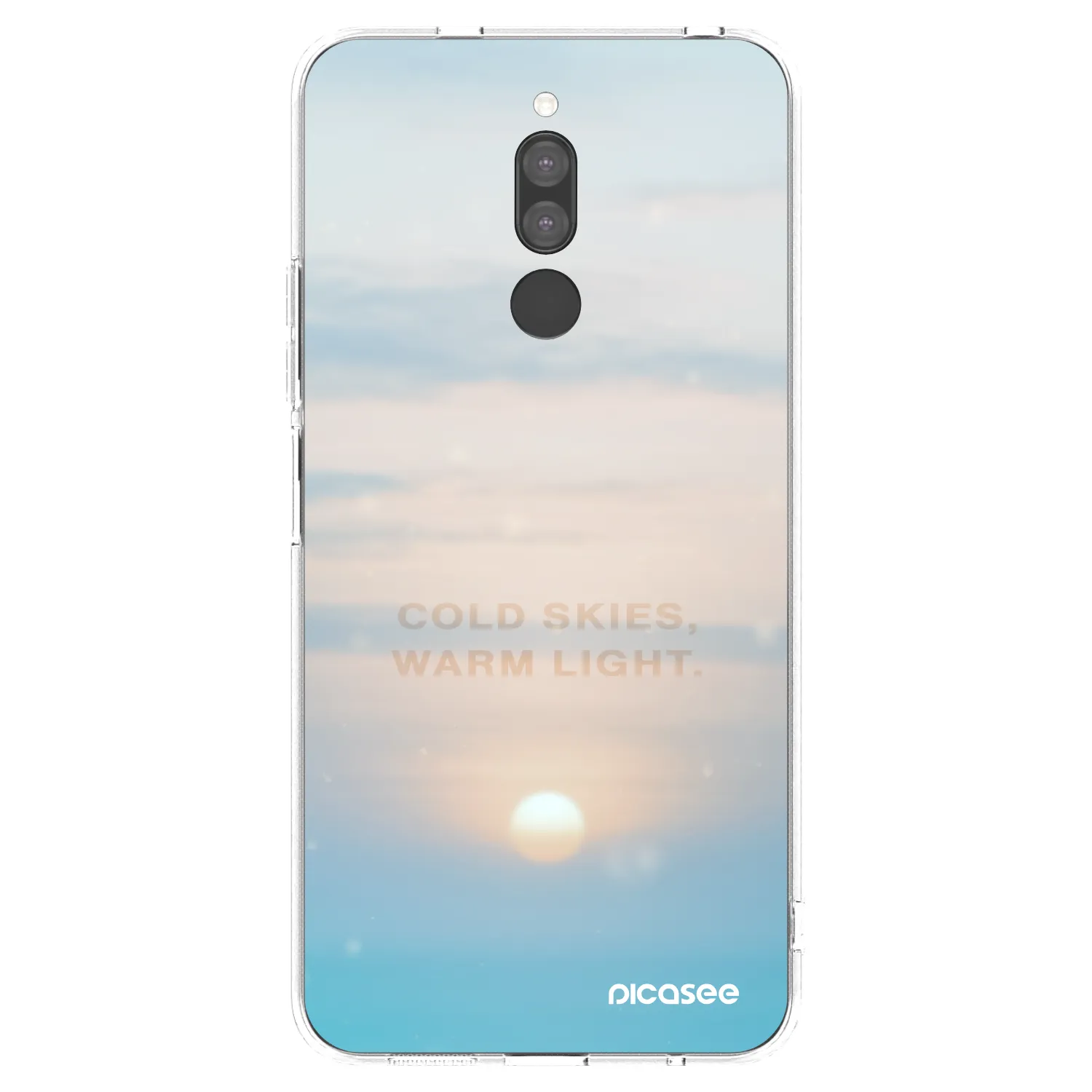 Picasee Xiaomi Redmi 8 Hülle - Transparentes Silikon - COLD SKIES