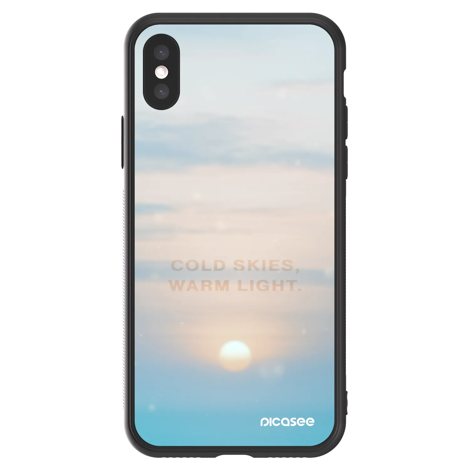 Picasee ULTIMATE CASE für Apple iPhone X/XS - COLD SKIES