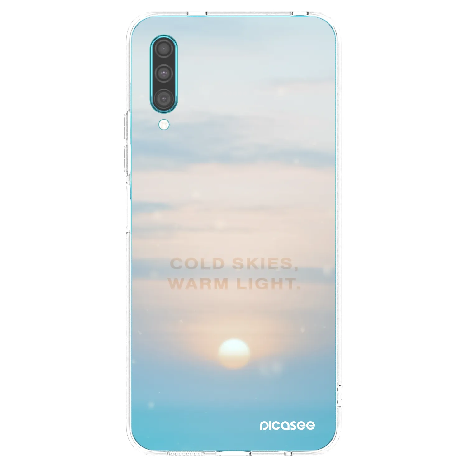 Picasee Samsung Galaxy A30s A307F Hülle - Transparentes Silikon - COLD SKIES