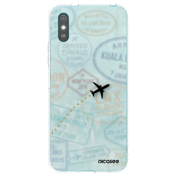 Picasee Xiaomi Redmi 9A Hülle - Transparentes Silikon - FLIGHT PATH