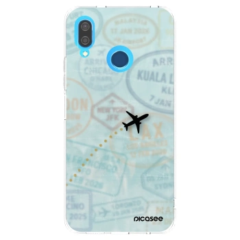Picasee Huawei P20 Lite Hülle - Transparentes Silikon - FLIGHT PATH