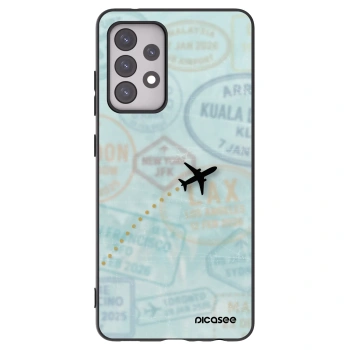 Picasee Samsung Galaxy A52s 5G A528B Hülle - Schwarzes Silikon - FLIGHT PATH