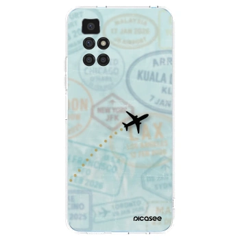 Picasee Xiaomi Redmi 10 Hülle - Transparentes Silikon - FLIGHT PATH