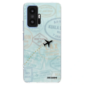 Picasee Xiaomi 11T Pro Hülle - Transparentes Silikon - FLIGHT PATH