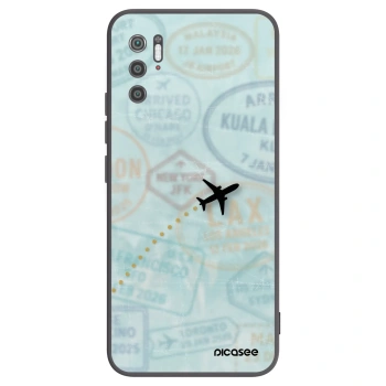 Picasee Xiaomi Poco M3 Pro 5G Hülle - Schwarzes Silikon - FLIGHT PATH