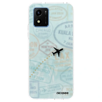 Picasee Vivo Y01 Hülle - Transparentes Silikon - FLIGHT PATH