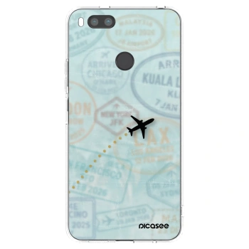 Picasee Xiaomi Redmi A1 Hülle - Transparentes Silikon - FLIGHT PATH