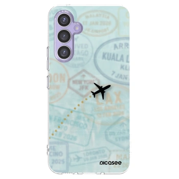 Picasee Samsung Galaxy A54 5G A546B Hülle - Transparentes Silikon - FLIGHT PATH