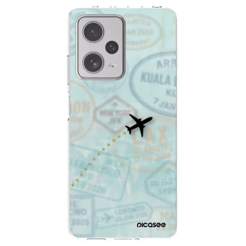Picasee Xiaomi Redmi Note 12 Pro+ 5G Hülle - Transparentes Silikon - FLIGHT PATH