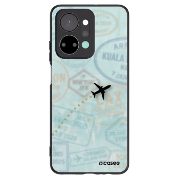 Picasee Honor X7a Hülle - Schwarzes Silikon - FLIGHT PATH