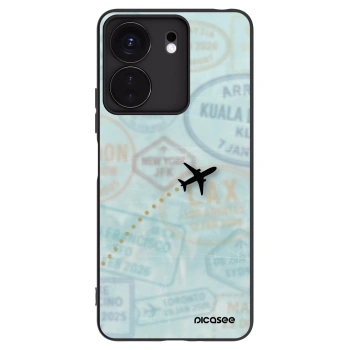 Picasee Xiaomi Redmi 13C 4G Hülle - Schwarzes Silikon - FLIGHT PATH