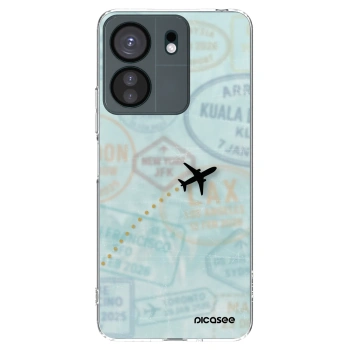 Picasee Xiaomi Redmi 13C 4G Hülle - Transparentes Silikon - FLIGHT PATH