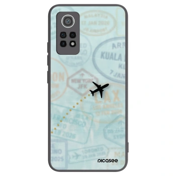 Picasee Xiaomi Redmi Note 12 Pro 4G Hülle - Schwarzes Silikon - FLIGHT PATH