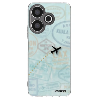 Picasee Xiaomi Redmi 13 4G Hülle - Transparentes Silikon - FLIGHT PATH