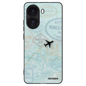 Picasee Xiaomi Poco X7 Pro 5G Hülle - Schwarzes Silikon - FLIGHT PATH