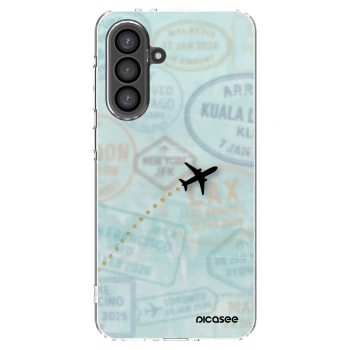 Picasee Samsung Galaxy A36 5G Hülle - Transparentes Silikon - FLIGHT PATH