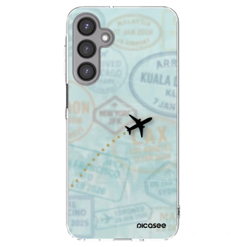 Picasee Samsung Galaxy A16 4G Hülle - Transparentes Silikon - FLIGHT PATH