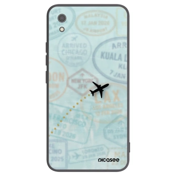 Picasee Xiaomi Redmi 7A Hülle - Schwarzes Silikon - FLIGHT PATH