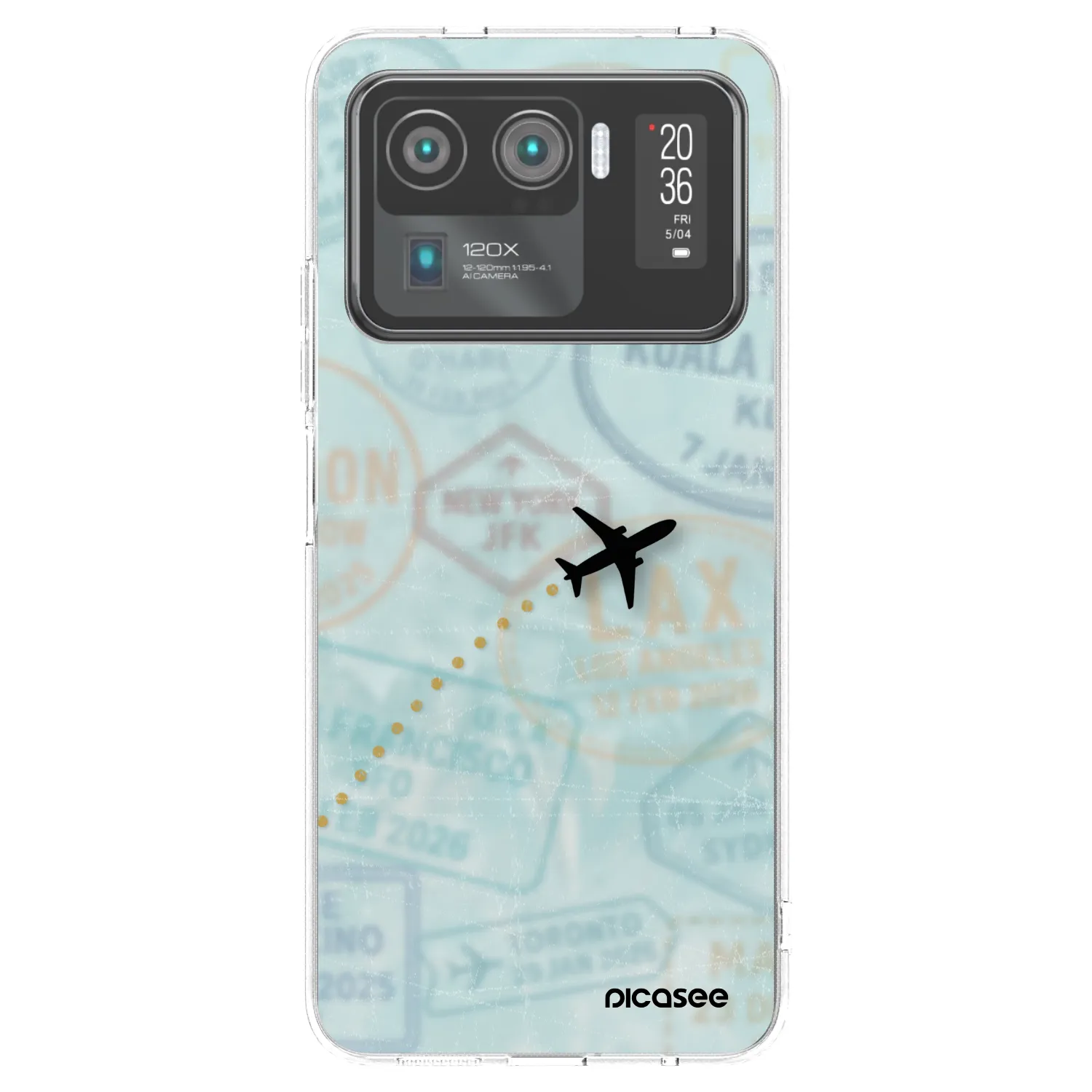 Picasee Xiaomi Mi 11 Ultra Hülle - Transparentes Silikon - FLIGHT PATH